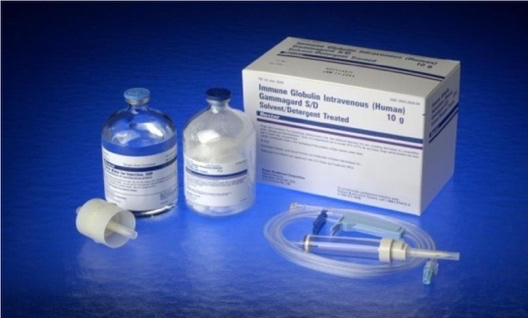 Immune globulin intravenous pharmaceutical packaging
